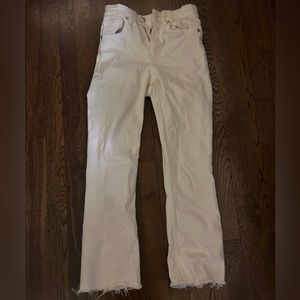 White Zara pants